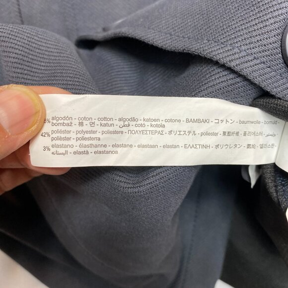 Zara Shacket Men's M Gray Long Sleeve Thick Retro Button Up Shirt Jacket - Picture 8 of 12